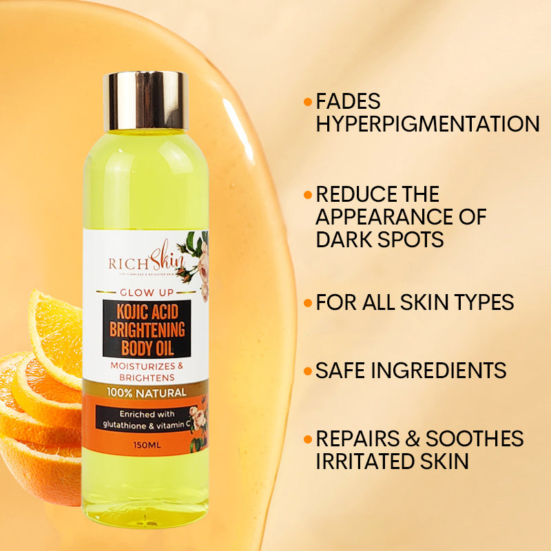 KOJIC ACID GLOW UP BODY OIL 150 ML