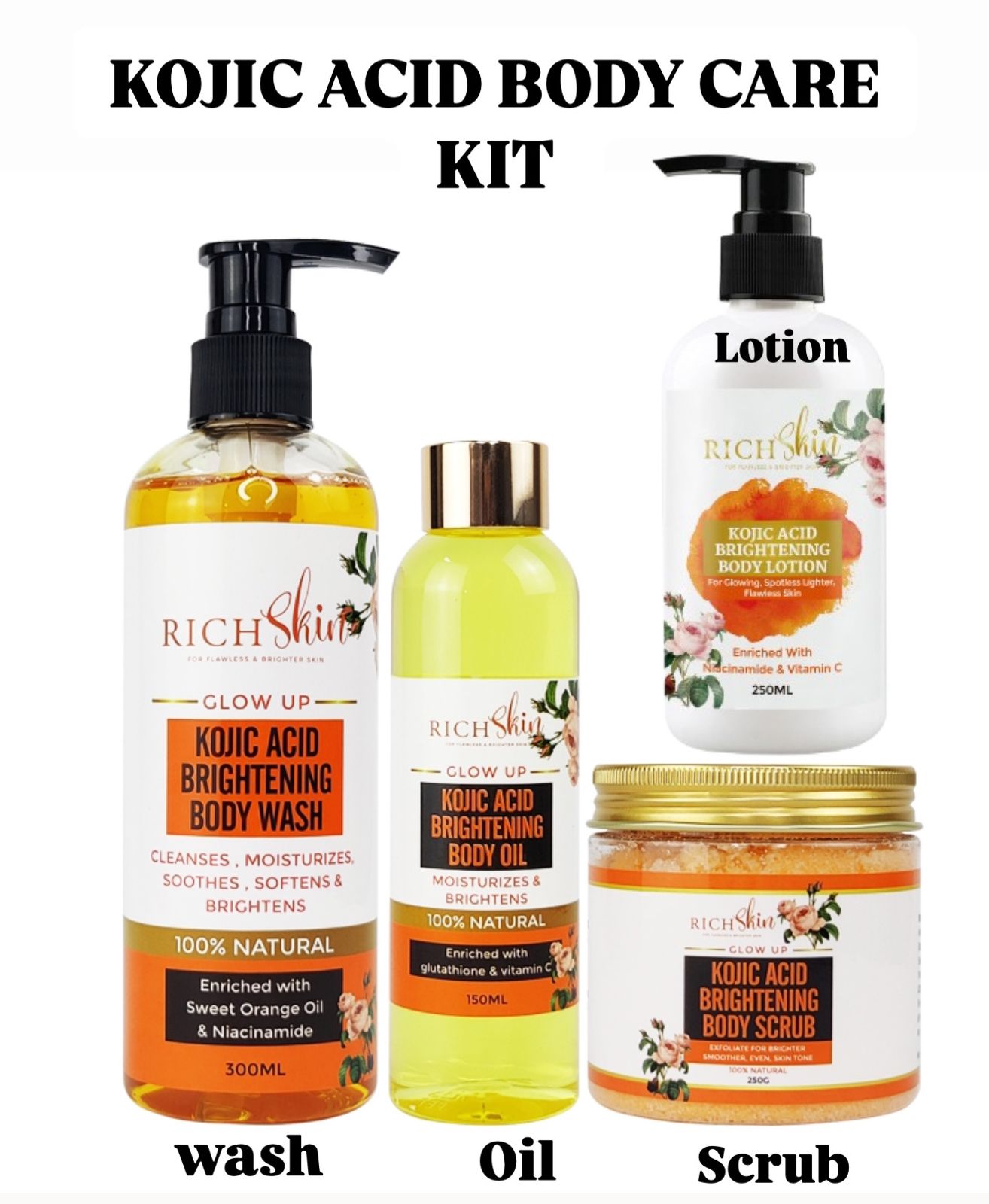 KOJIC ACID BODY CARE KIT
