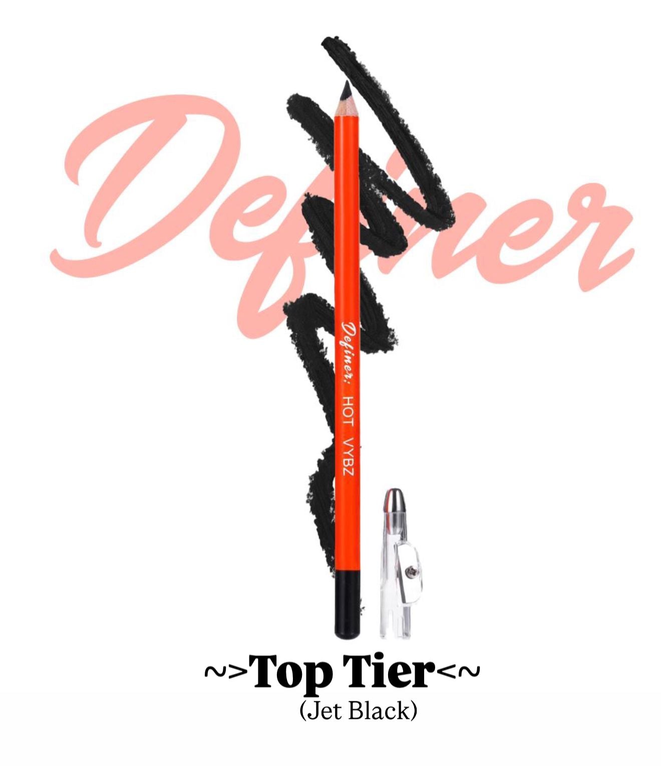 TOP TIER ( Jet Black lip liner )